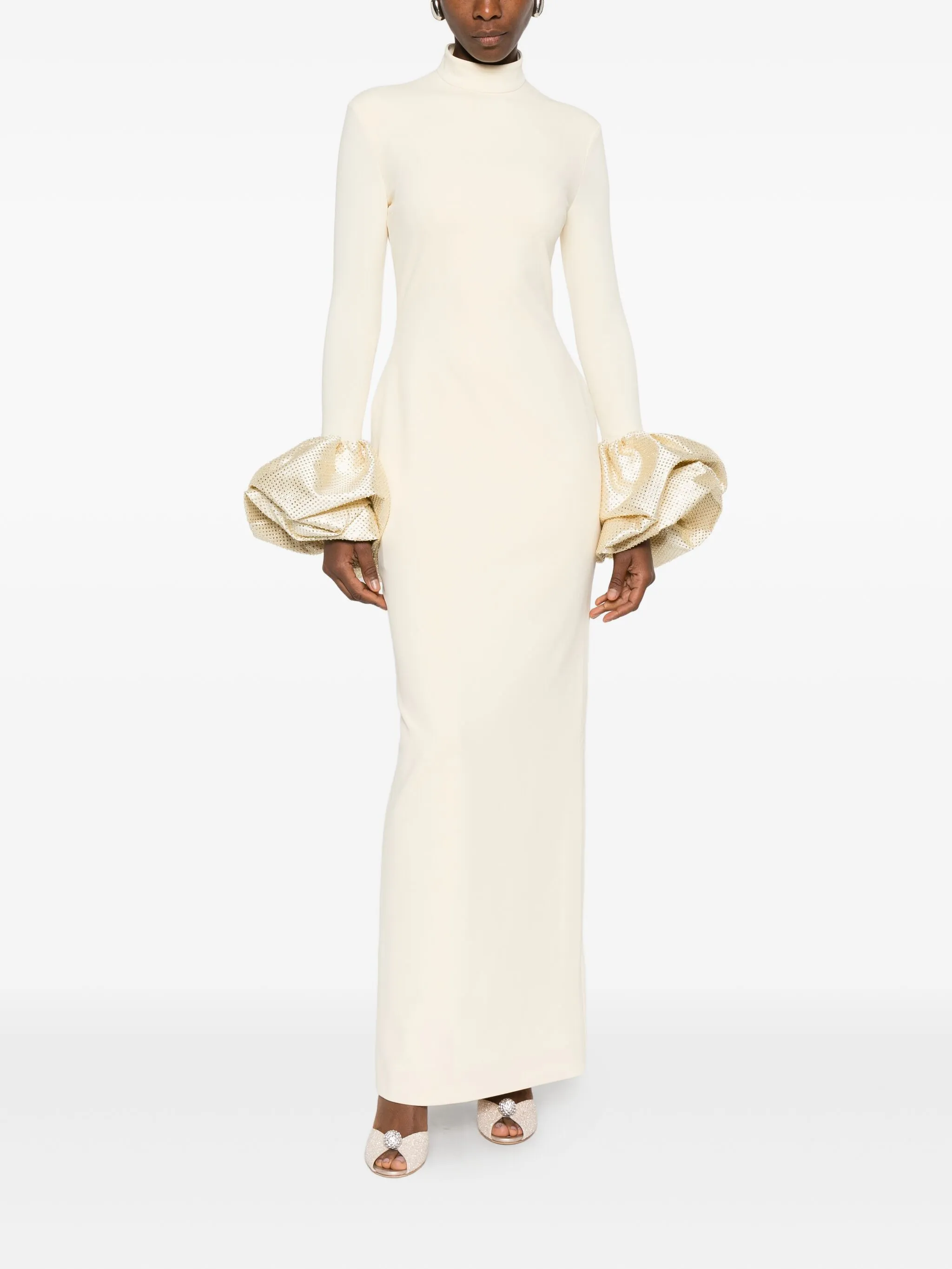 Solace London Long-Sleeve Maxi Dress