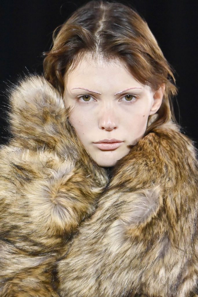 Model walking for Simone Rocha A/W 2025
