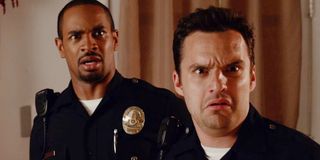 Damon Wayans Jr. alongside Jake Johnson in Let's Be Cops.
