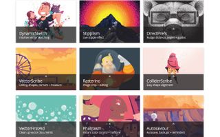 Selection of images representing Illustrator plugins