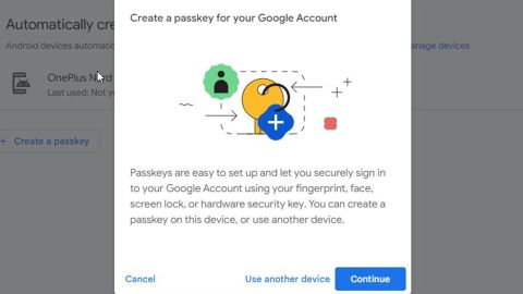 How to set up a passkey for your Google or Gmail account | TechRadar