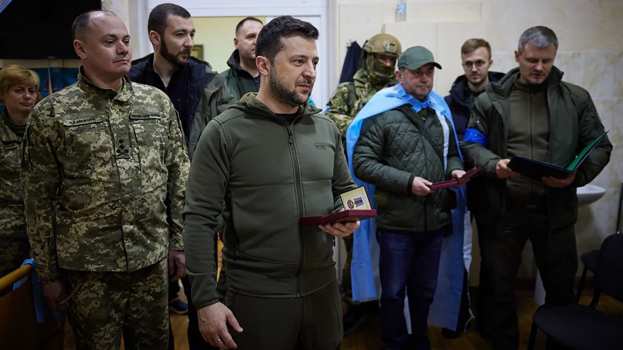 Ukrainian President Volodymyr Zelensky.