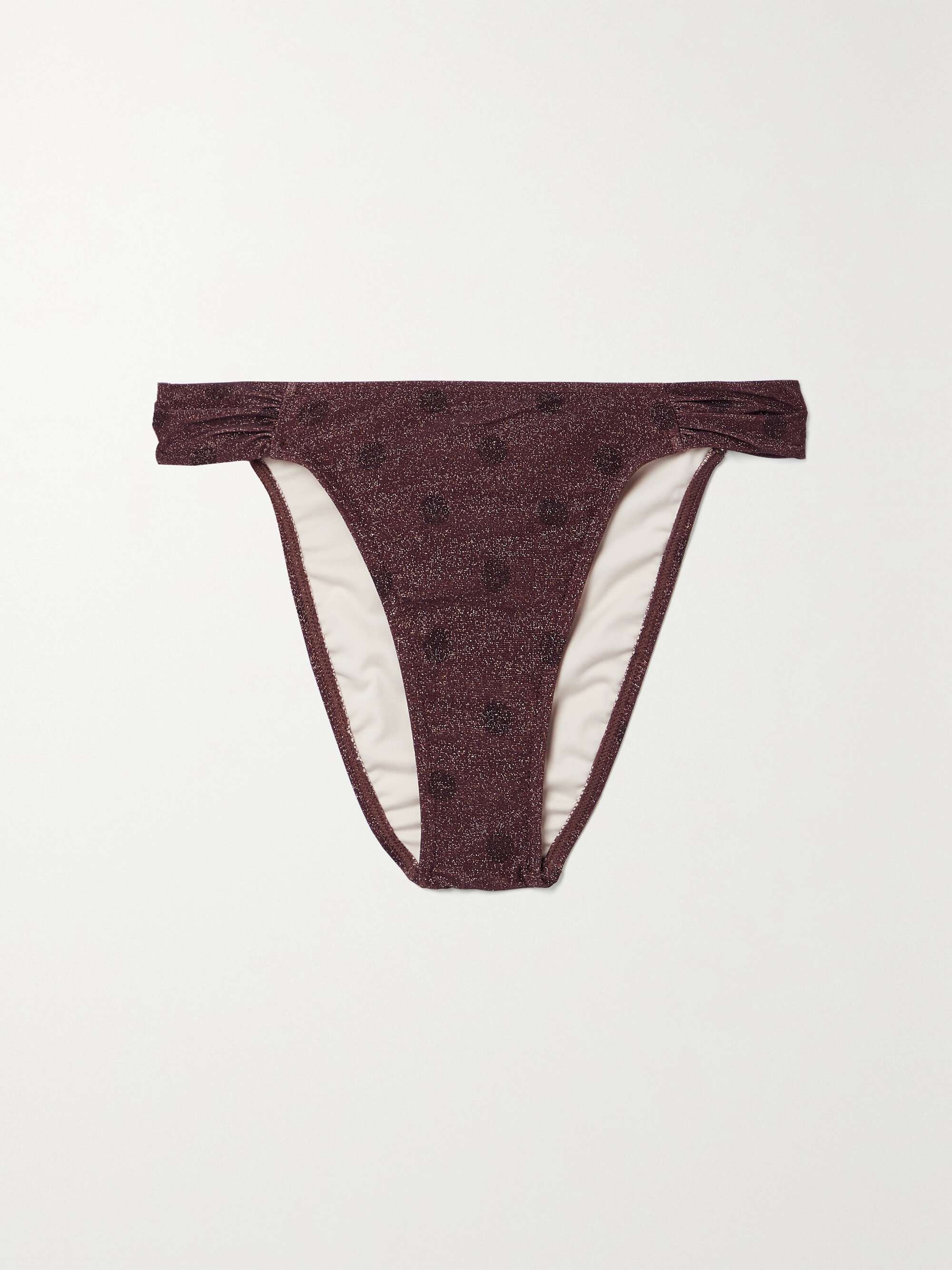 + Net Sustain Polka-Dot Stretch Repreve-Blend Bikini Briefs