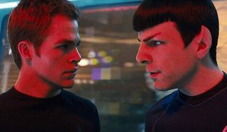 James T. Kirk and Spock in Star Trek