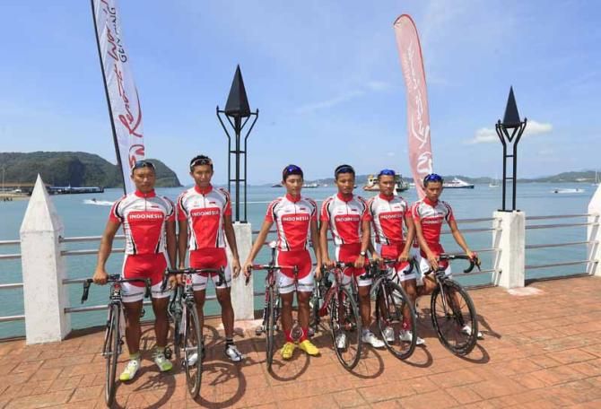 The Indonesia Cycling team