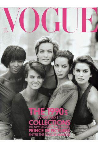 The Peter Lindbergh Vogue cover which launched the supermodels