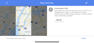 how to use google maps offline maps