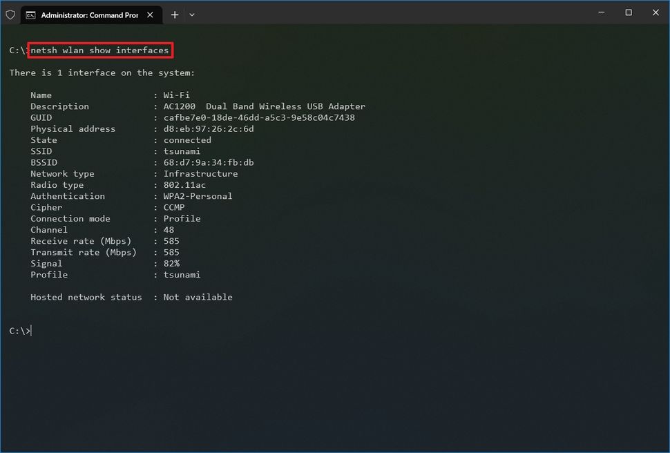 How to manage wireless networks with Command Prompt on Windows 10 ...