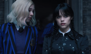 Wednesday episode 1: Wednesday Addams and her new roommate Enid Sinclair