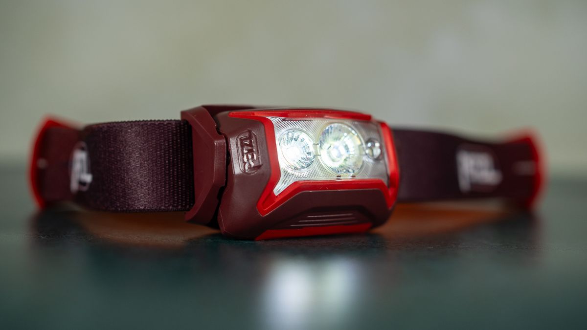 Petzl Actik Core on a green surface