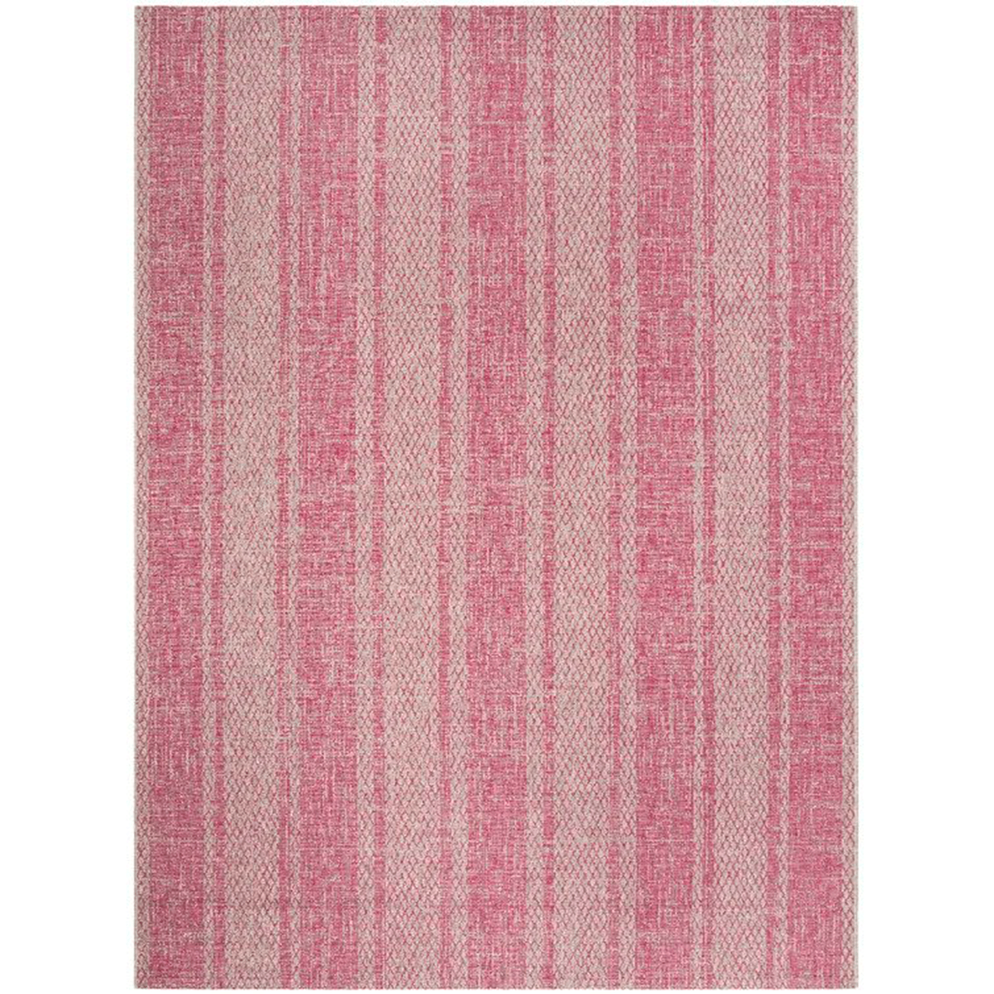 pink outdoor rug