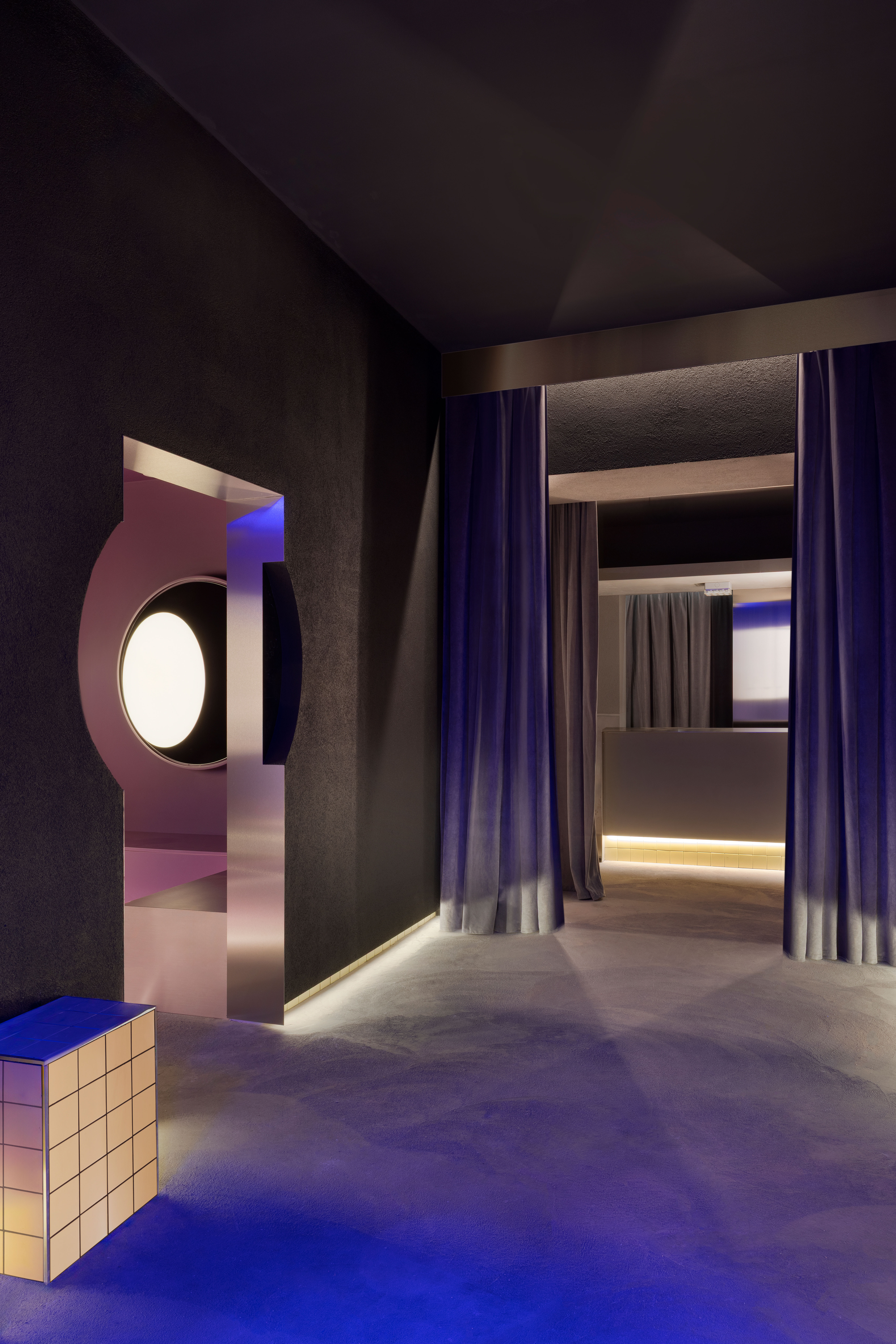 Interior of Duro club, Milano