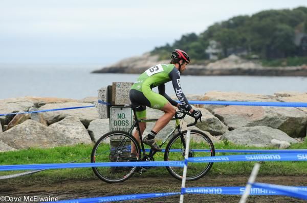 John Burns (Burns Racing) passing by the ocean