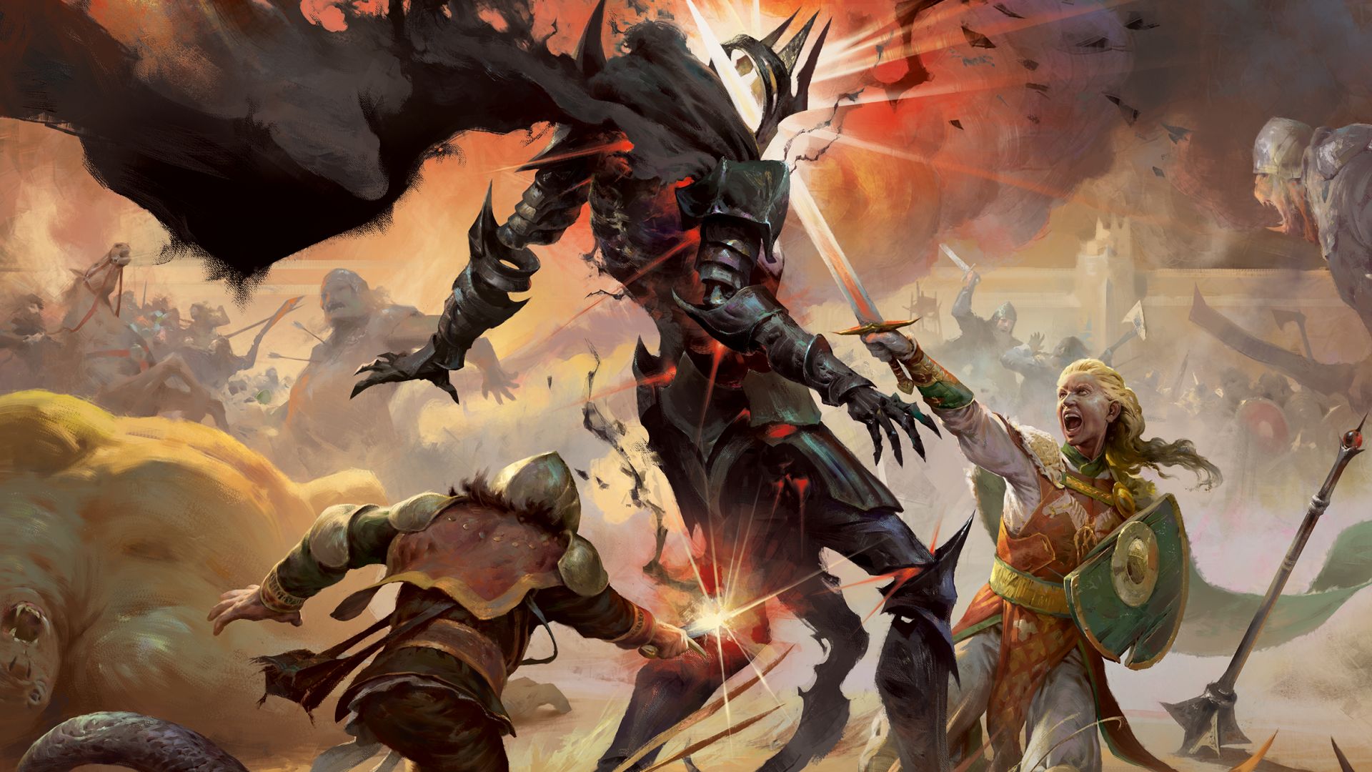 Magic The Gathering's Lord of the Rings Set Features Stunning Art,  Including Nine Different Nazgul Cards