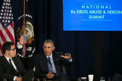 President Obama at the National Rx Drug Abuse and Heroin Summit.