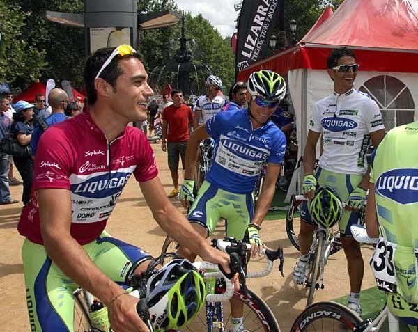 Thanks to the prologue win Liquigas holds all the jerseys.