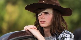 Carl in Season 7 of The Walking Dead