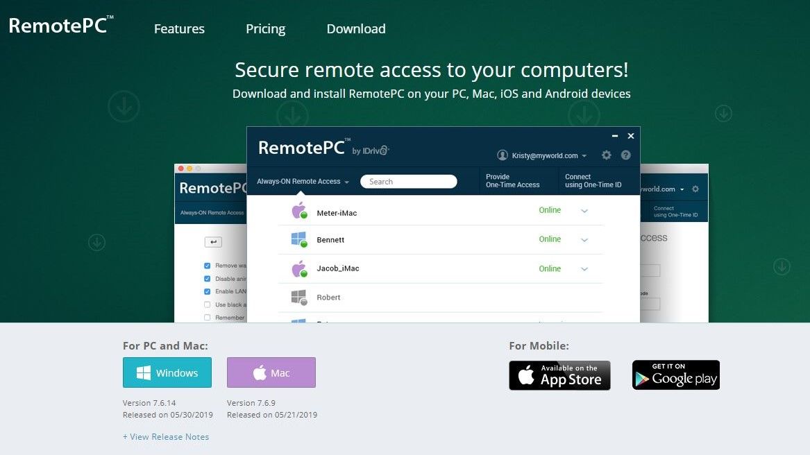 is remotepc free