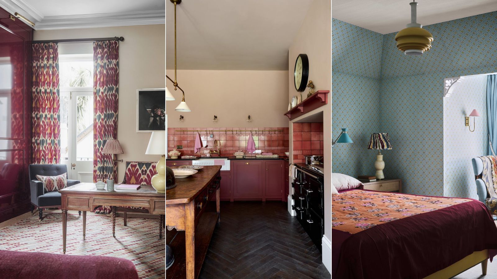 How designers decorate with burgundy – the on-trend shade that's ...