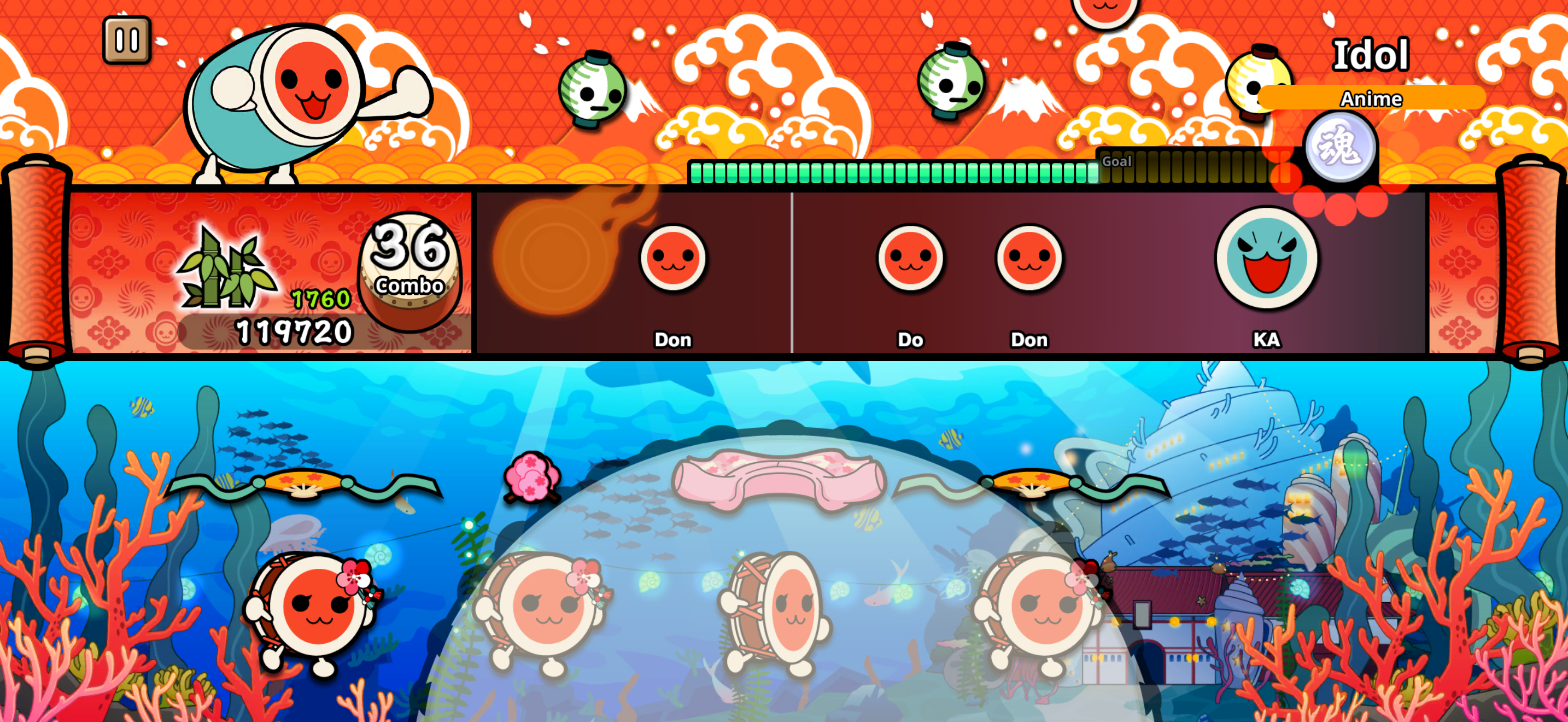 Taiko no Tatsujin Pop Tap Beat