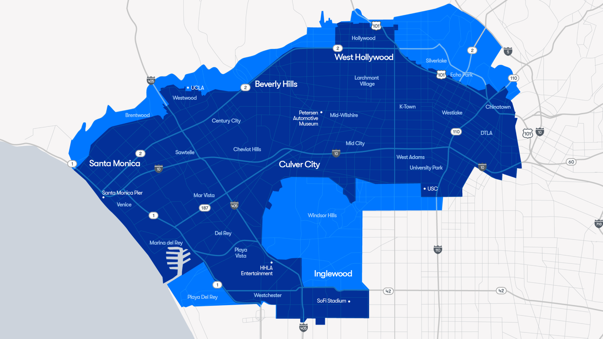 Waymo expansion in Los Angeles