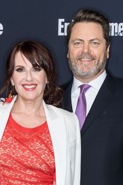 Nick Offerman and Megan Mullally