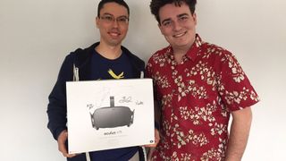 Luckey delivers the first consumer Oculus Rift in March 2016