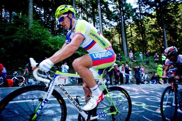 Peter Sagan (Liquigas-Cannondale ) at the Japan Cup.