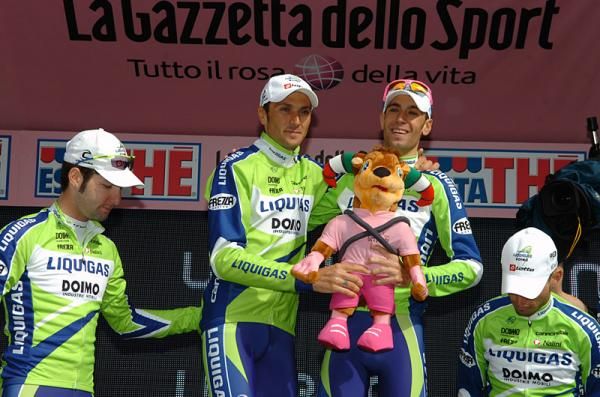 Liquigas - Doimo's Ivan Basso and Vincenzo Nibali now occupy second and first respectively on general classification.