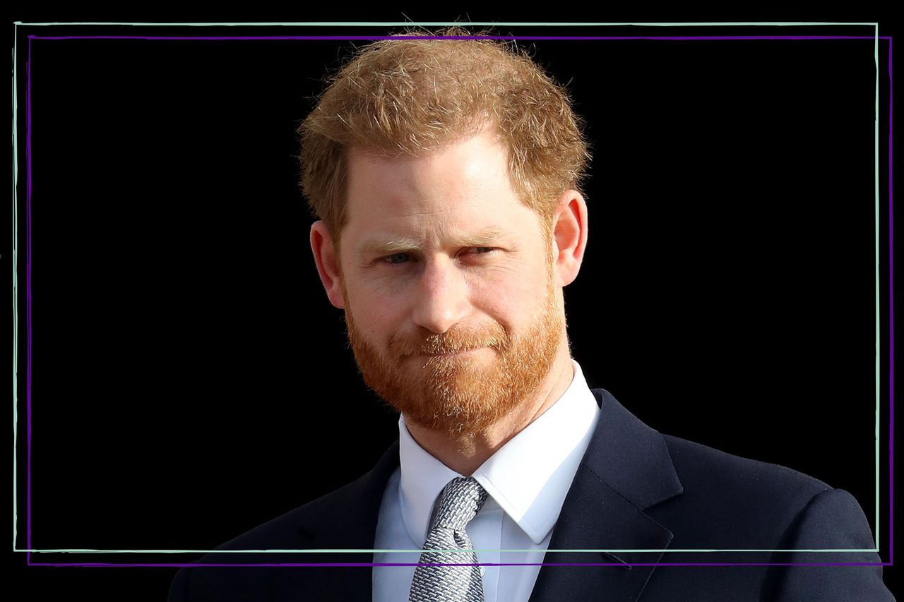 Prince Harry charity Spare profit - Prince Harry slightly smiles as he wears a black suit and hosts the Rugby League World Cup 2021 draws for the men&#039;s, women&#039;s and wheelchair tournaments at Buckingham Palace on January 16, 2020 in London, England. 