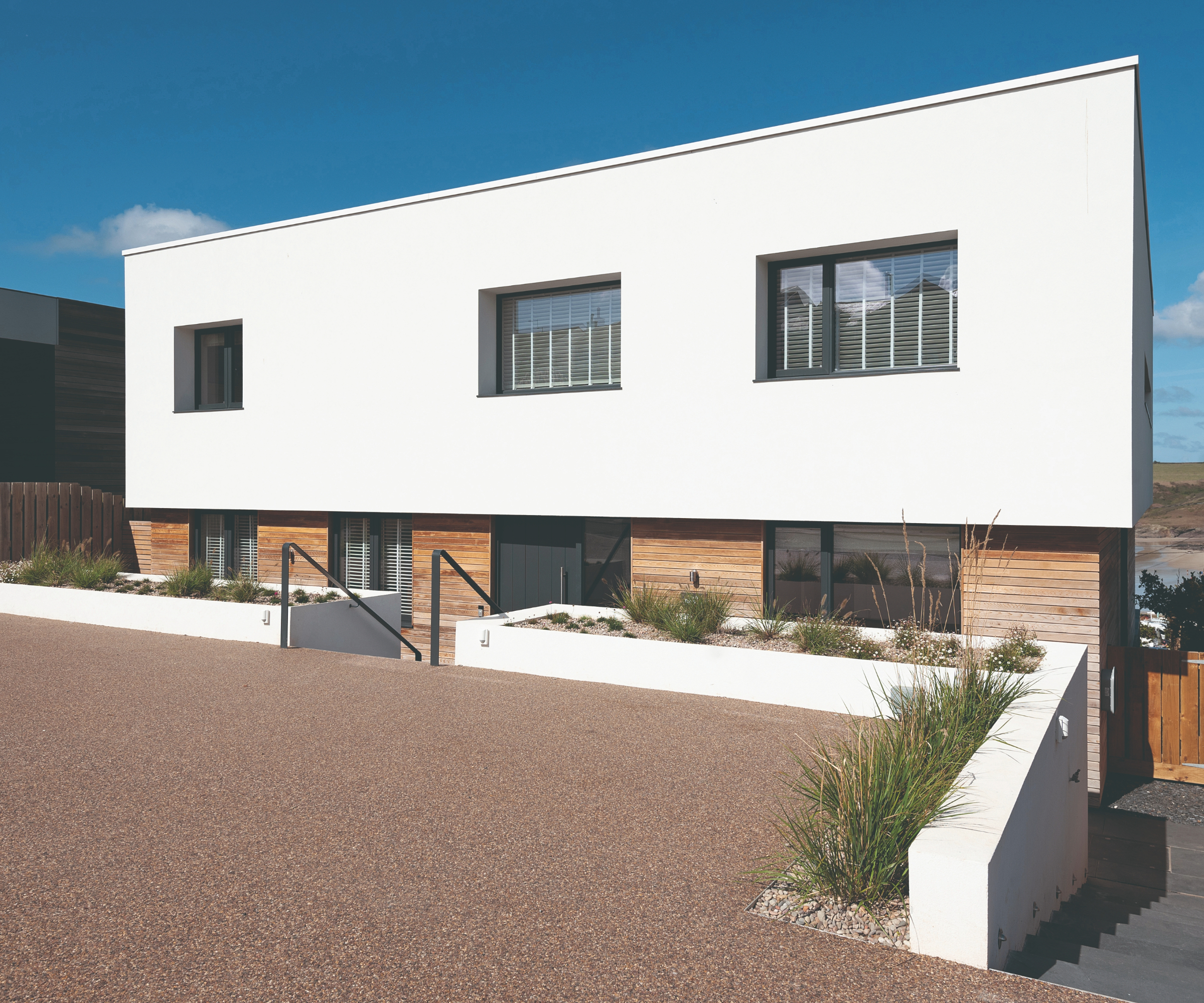 Exterior of the front of the house