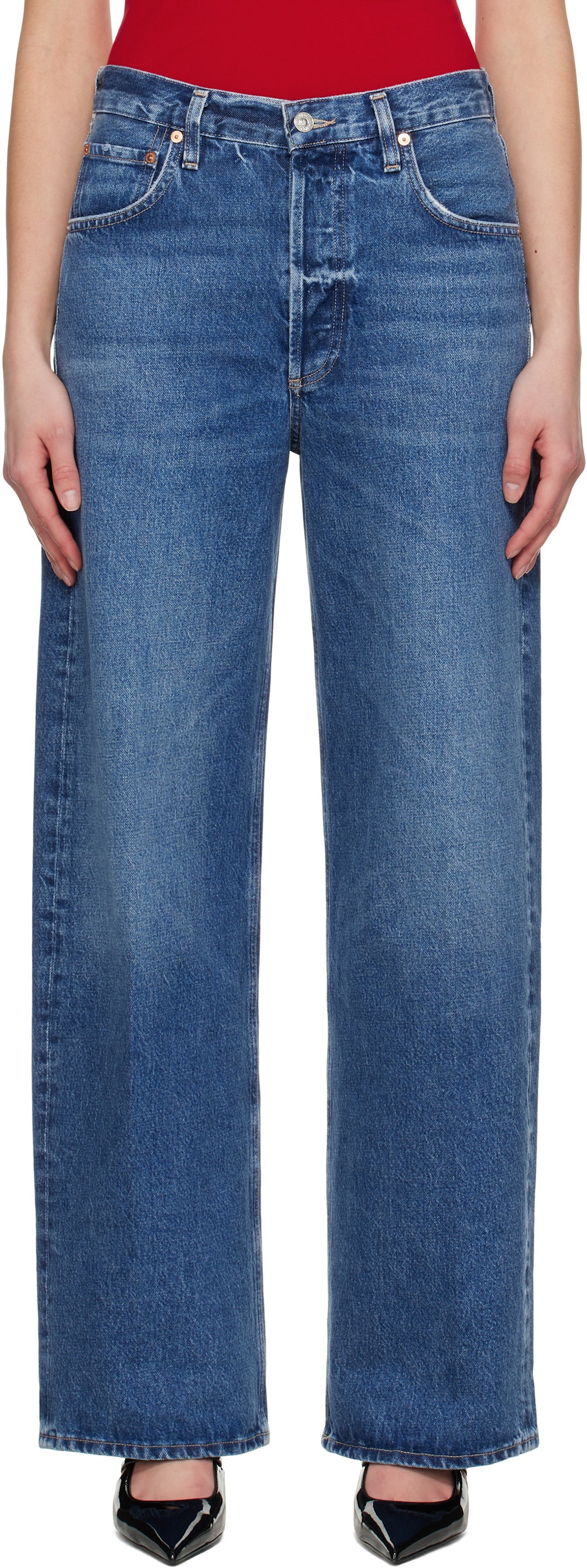 Citizens of Humanity, Blue Ayla Baggy Jeans