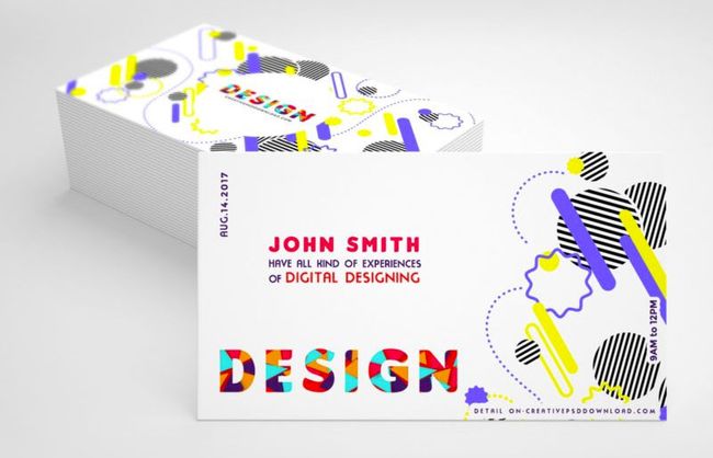 Free business card templates: Creative design business card 