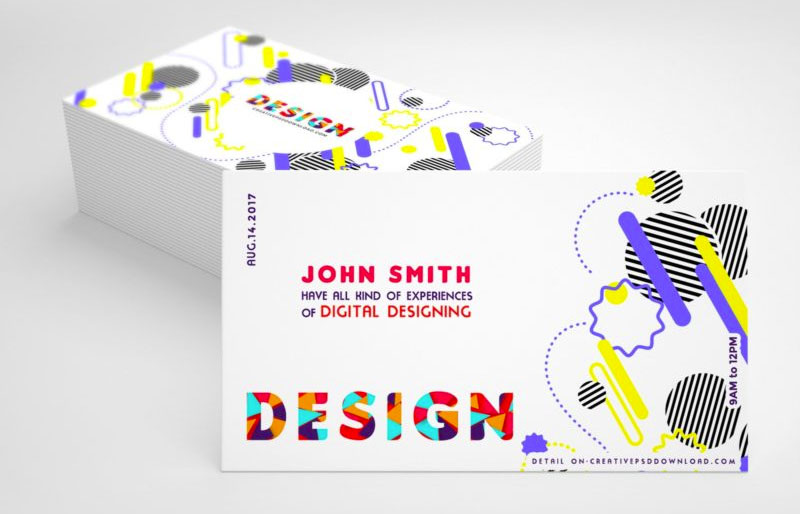 free template for business card