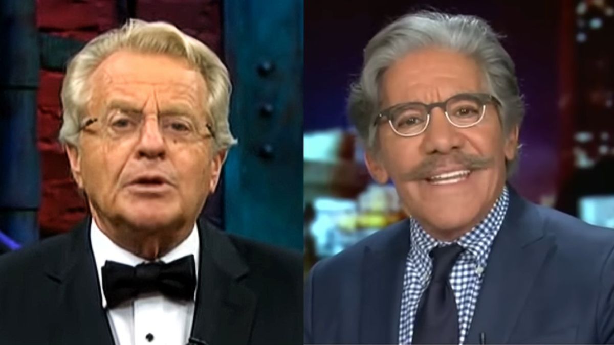 Jerry Springer in the final episode of The Jerry Springer Show and Geraldo Rivera on Fox News&#039; Hannity