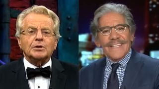 Jerry Springer in the final episode of The Jerry Springer Show and Geraldo Rivera on Fox News' Hannity