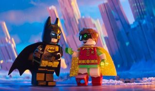 Lego Batman and Lego Robin at the Fortress Of Solitude