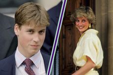 Prince William and Princess Diana