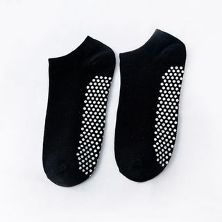 Ousitaid 4 Pairs Non Slip Grip Socks Yoga Pilates Hospital Socks Sticky Grippers for Men Women