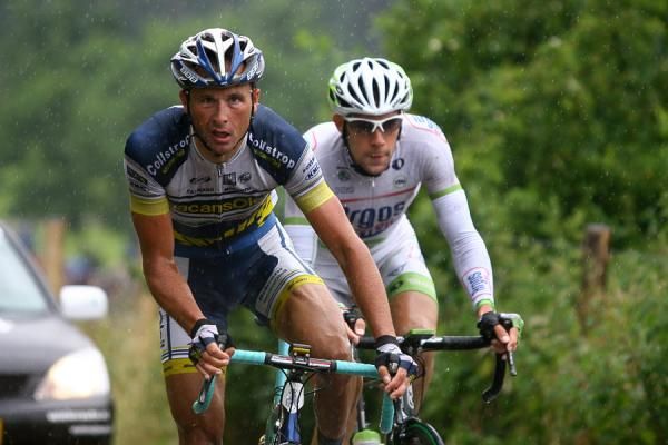 Hoogerland leads Timmer in the breakaway