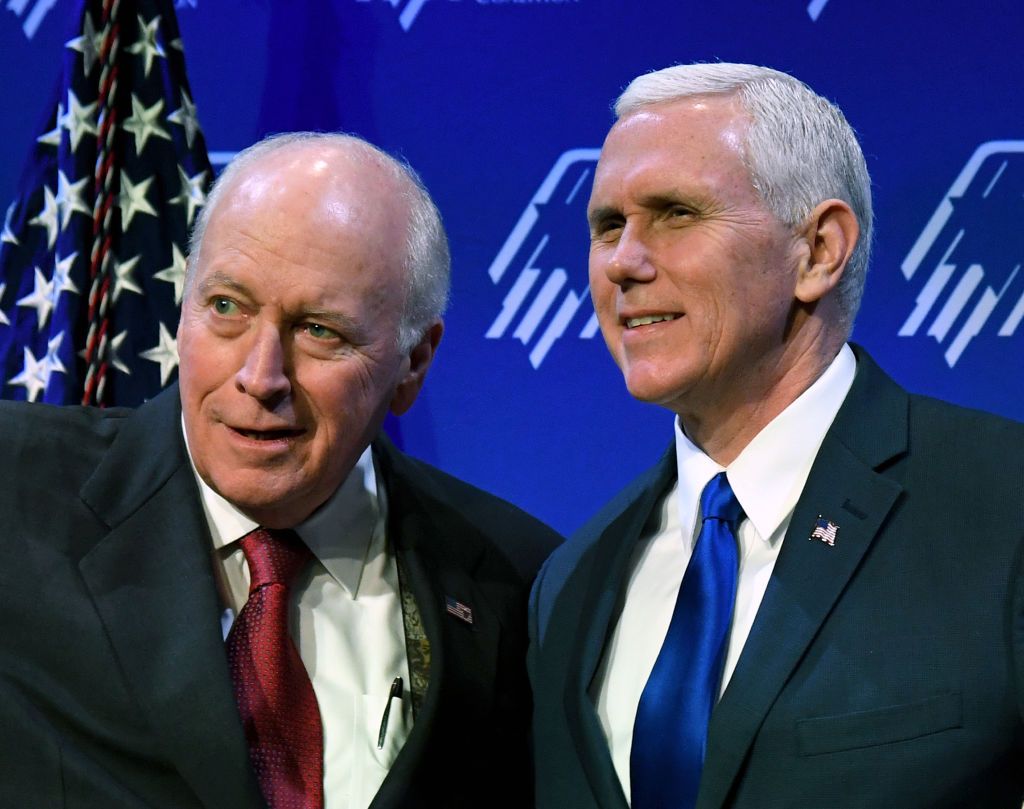 Dick Cheney and Mike Pence.