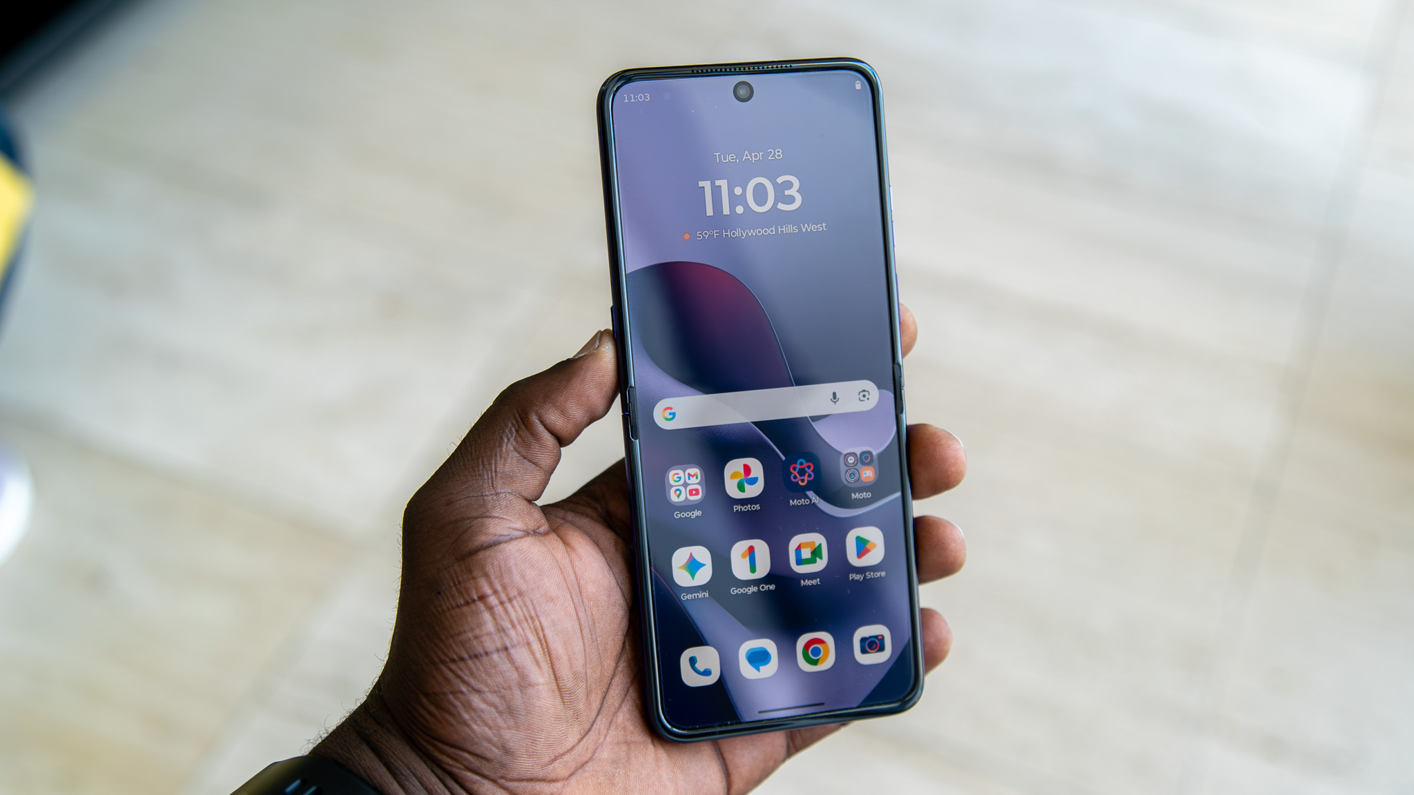 Motorola Razr Ultra 2026 display