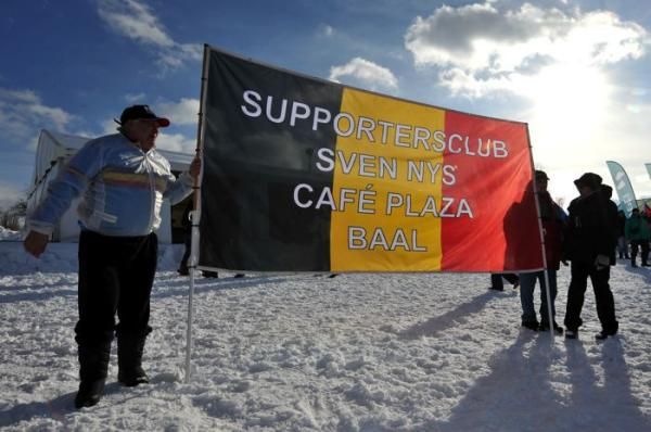 The supporters of Sven Nys are already out even though his race is one day away.