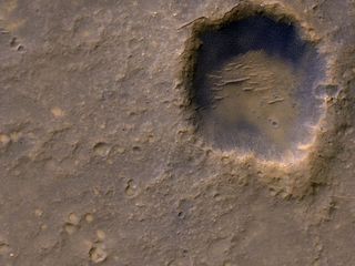 Spirit Lander and Bonneville Crater in Color