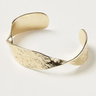 Oliver Bonas Sculptural Twist Loop Cuff Bangle