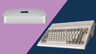 Mac mini and Amiga 600