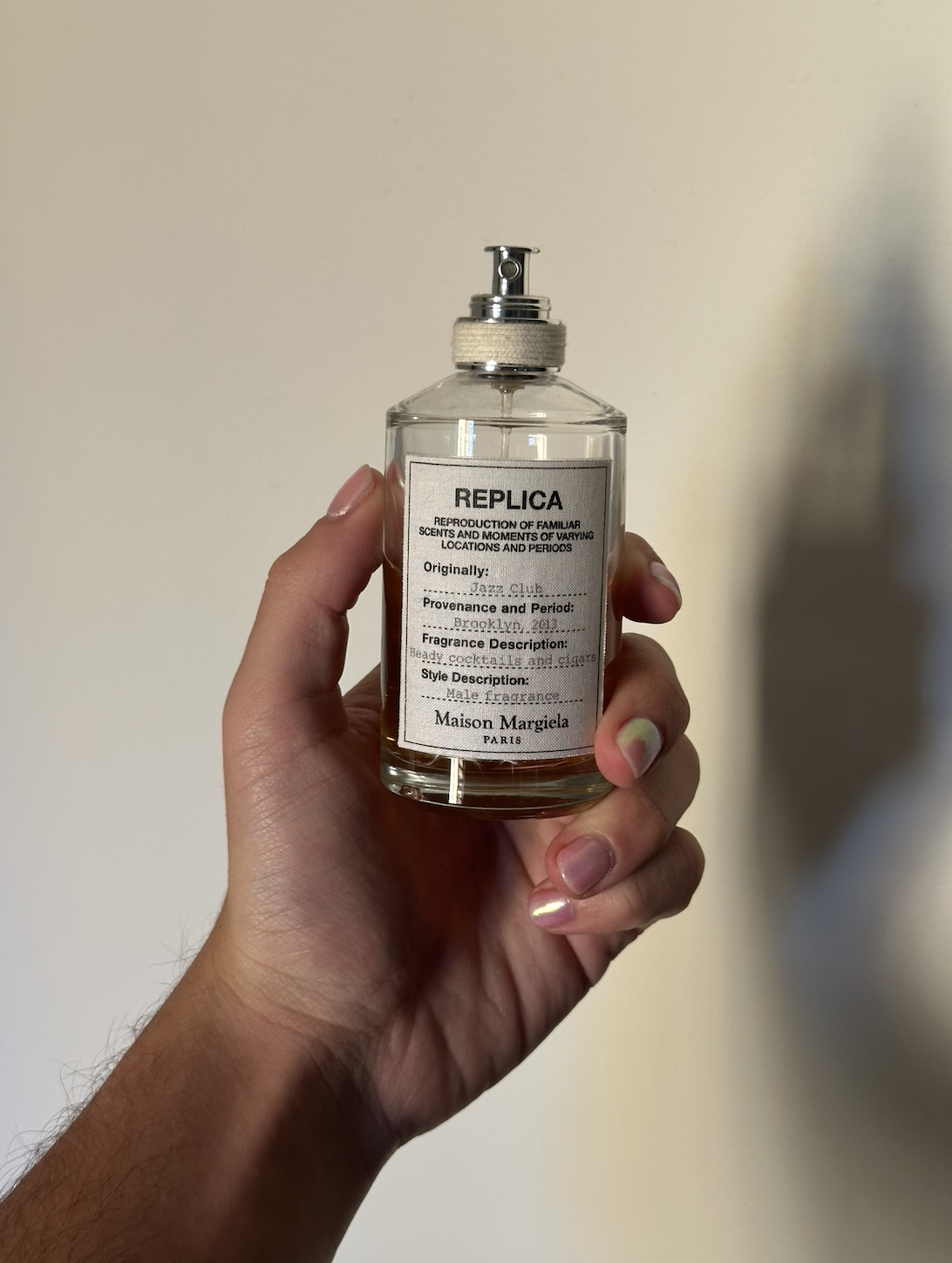 David Evan Ruff holding Maison Mariela Jazz Club