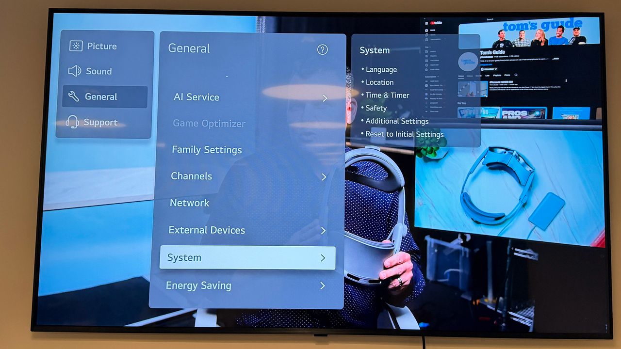 LG TV ACR Controls