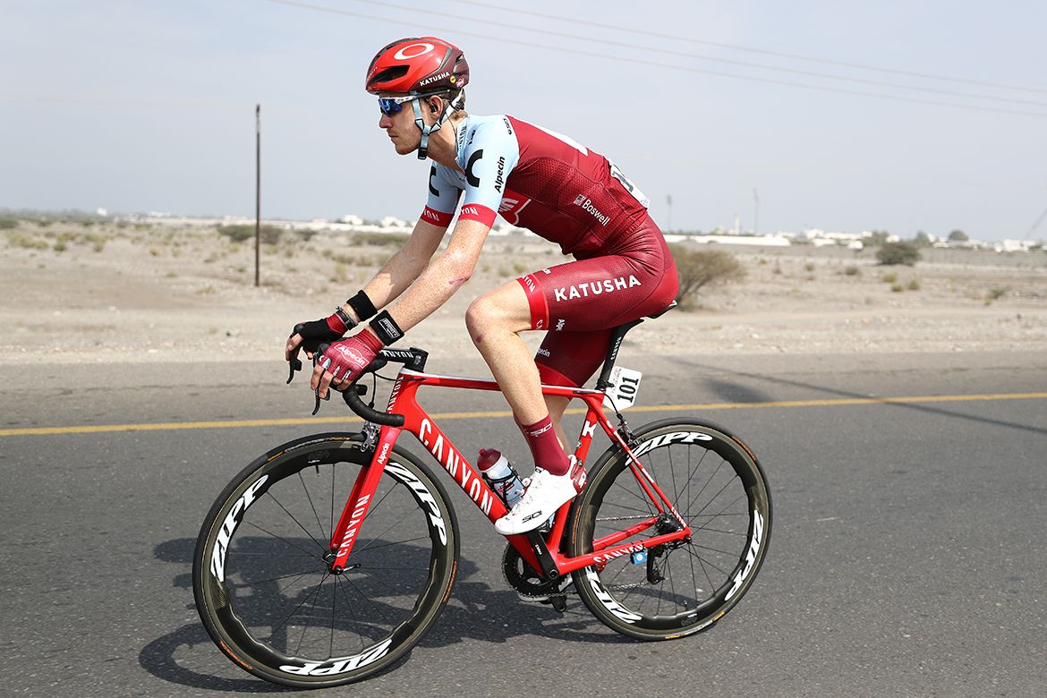 Ian Boswell in his new Katusha-Alpecin colours