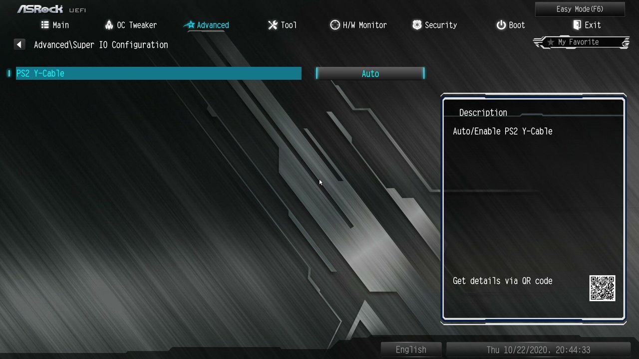 ASRock Z490M Pro4 BIOS